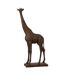 Statuette Déco Girafe 83cm Marron-1