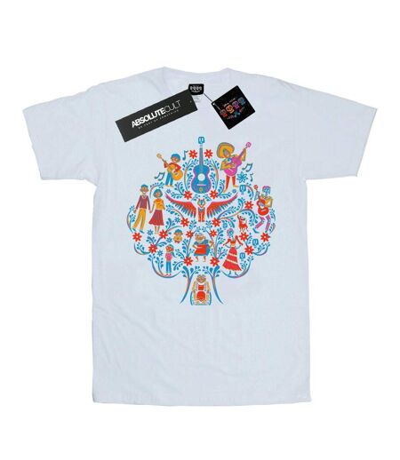 Disney - T-shirt COCO TREE PATTERN - Femme (Blanc) - UTBI16467