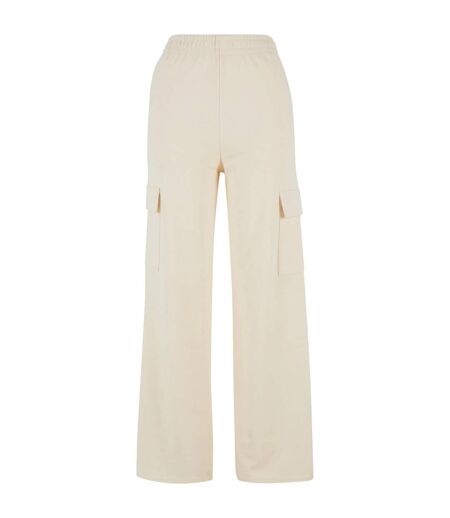 Womens/ladies Lightweight Baggy Sweatpants White Sand Urban Classics