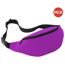 Pack of 2  Adjustable belt bag 2.5 litres  fuchsia Bagbase