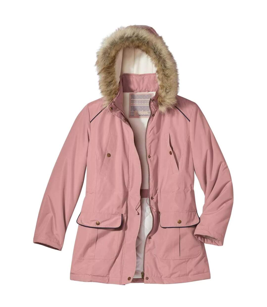 Parka femme rose Atlas For Women-1