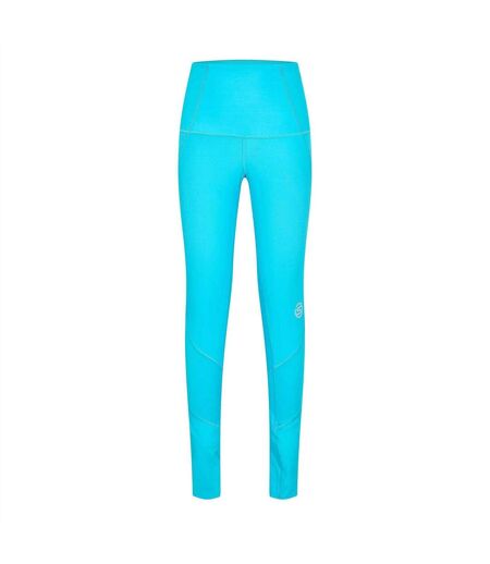 Womens/ladies Series-3 Skyscraper Performance Leggings Blue Skins