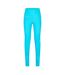 Womens/ladies Series-3 Skyscraper Performance Leggings Blue Skins-1