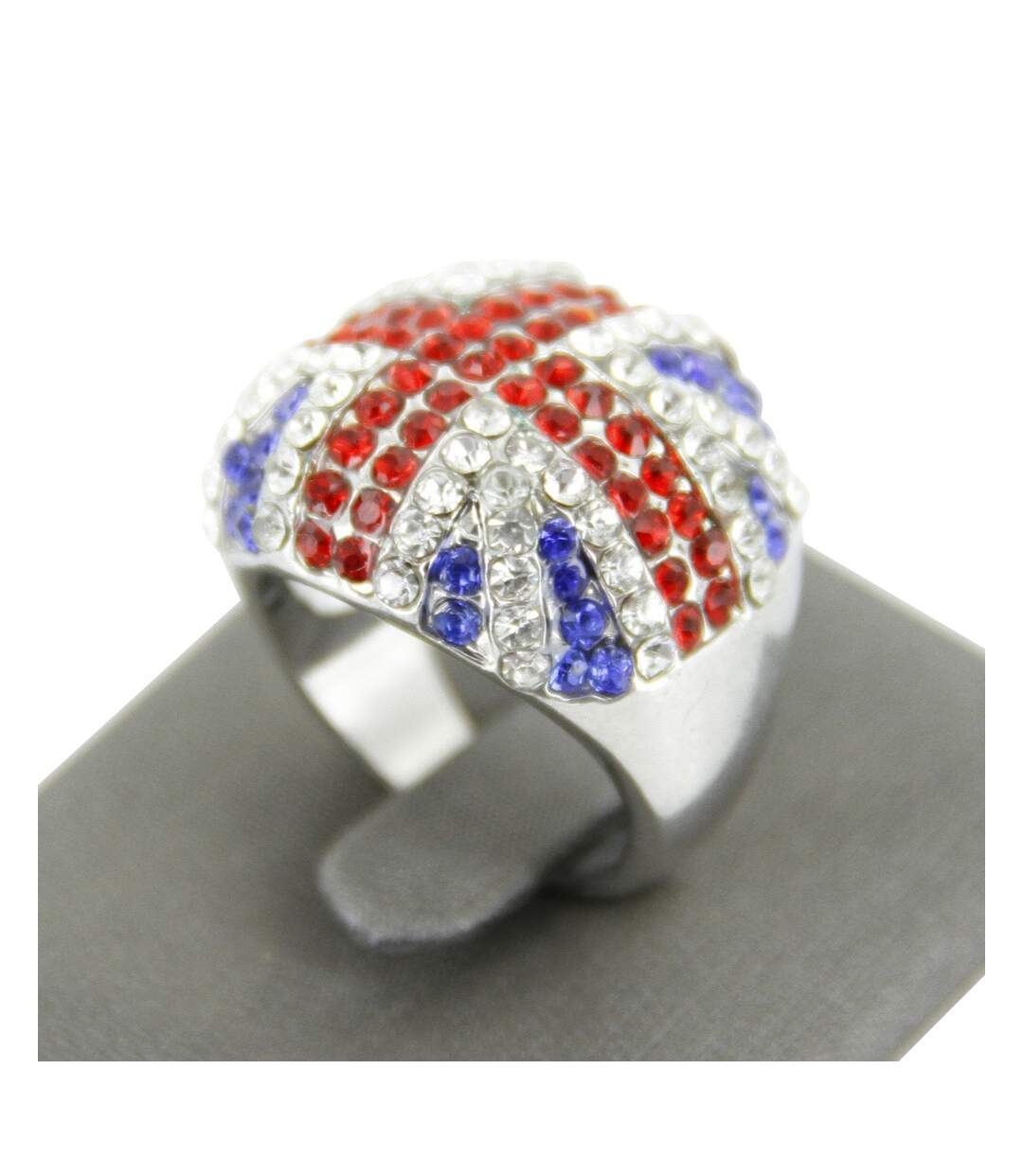 Bague Union Jack Argent Femme DAPHNEE-2