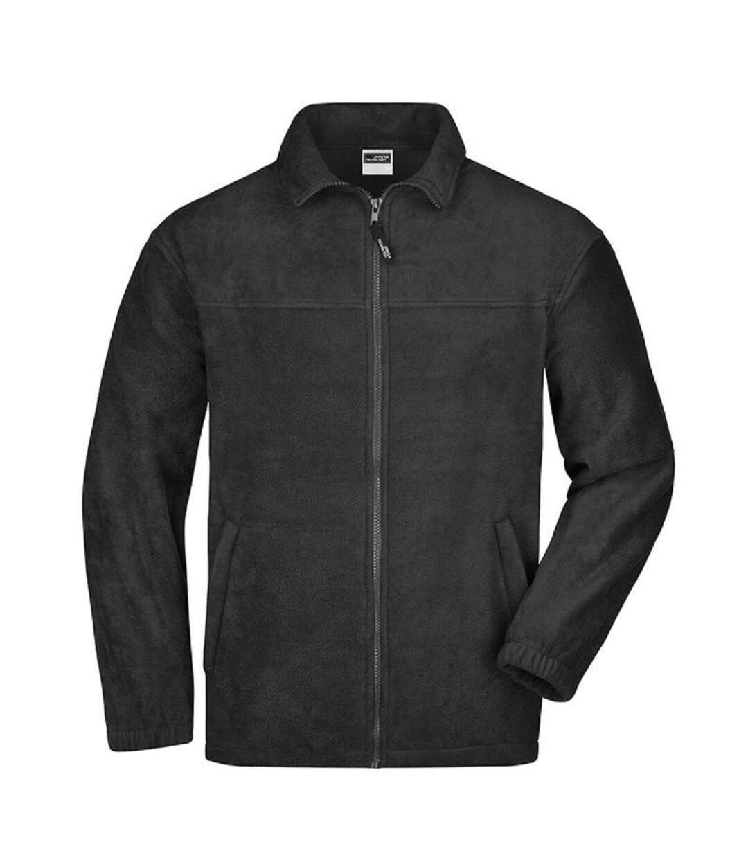 Veste polaire zippée homme - JN044 - noir-1