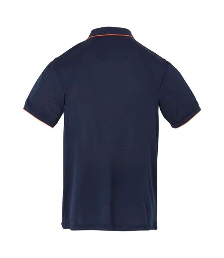 Polo remex homme bleu marine / orange sanguine uni Regatta