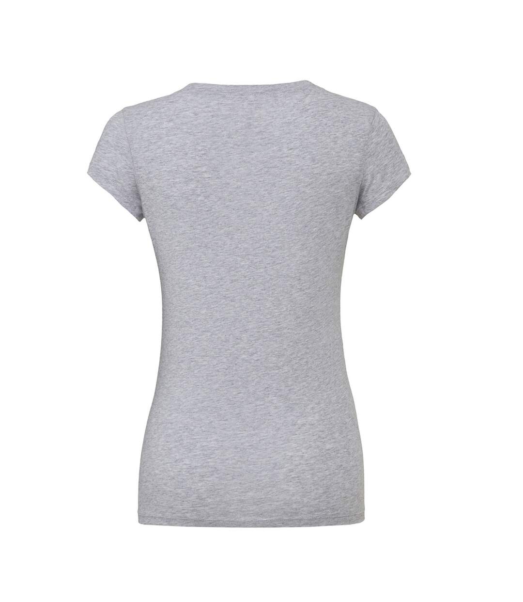 T-shirt the favourite femme gris clair chiné Bella + Canvas