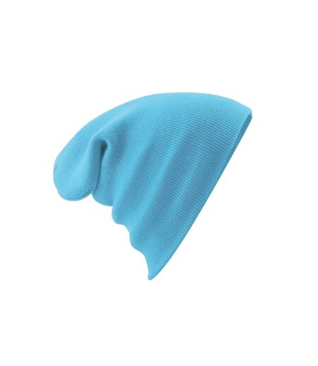 Unisex original cuffed beanie winter hat surf blue Beechfield