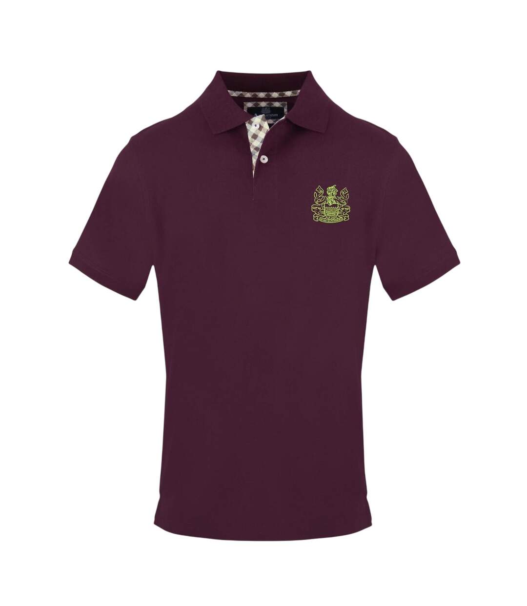 Polo Motif/style Logo Homme Rouge Aquascutum-1