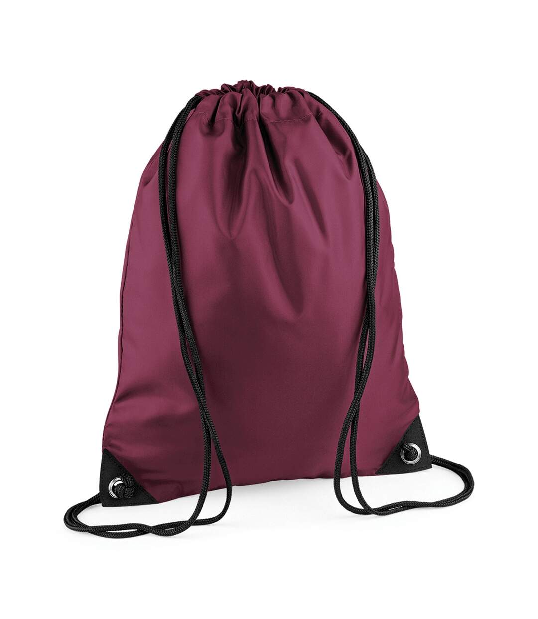 Sac À Cordon Premium Taille Unique Bordeaux Bagbase-1