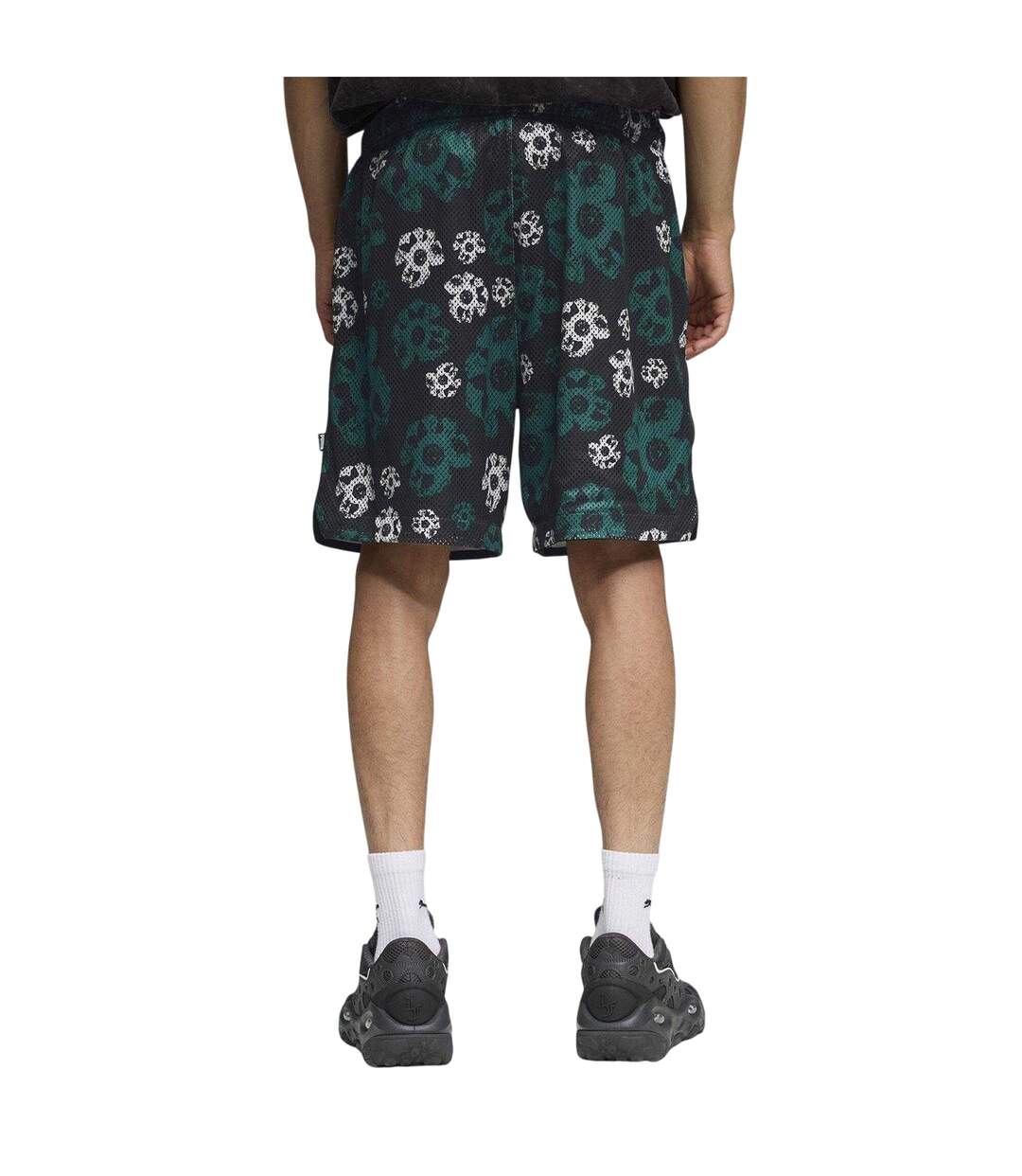 Mens Hoopocalypse Reversible Basketball Shorts Black Puma-4