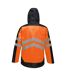 Regatta Mens Hi-Vis Waterproof Insulated Reflective Jacket (Orange/Navy) - UTRG4533