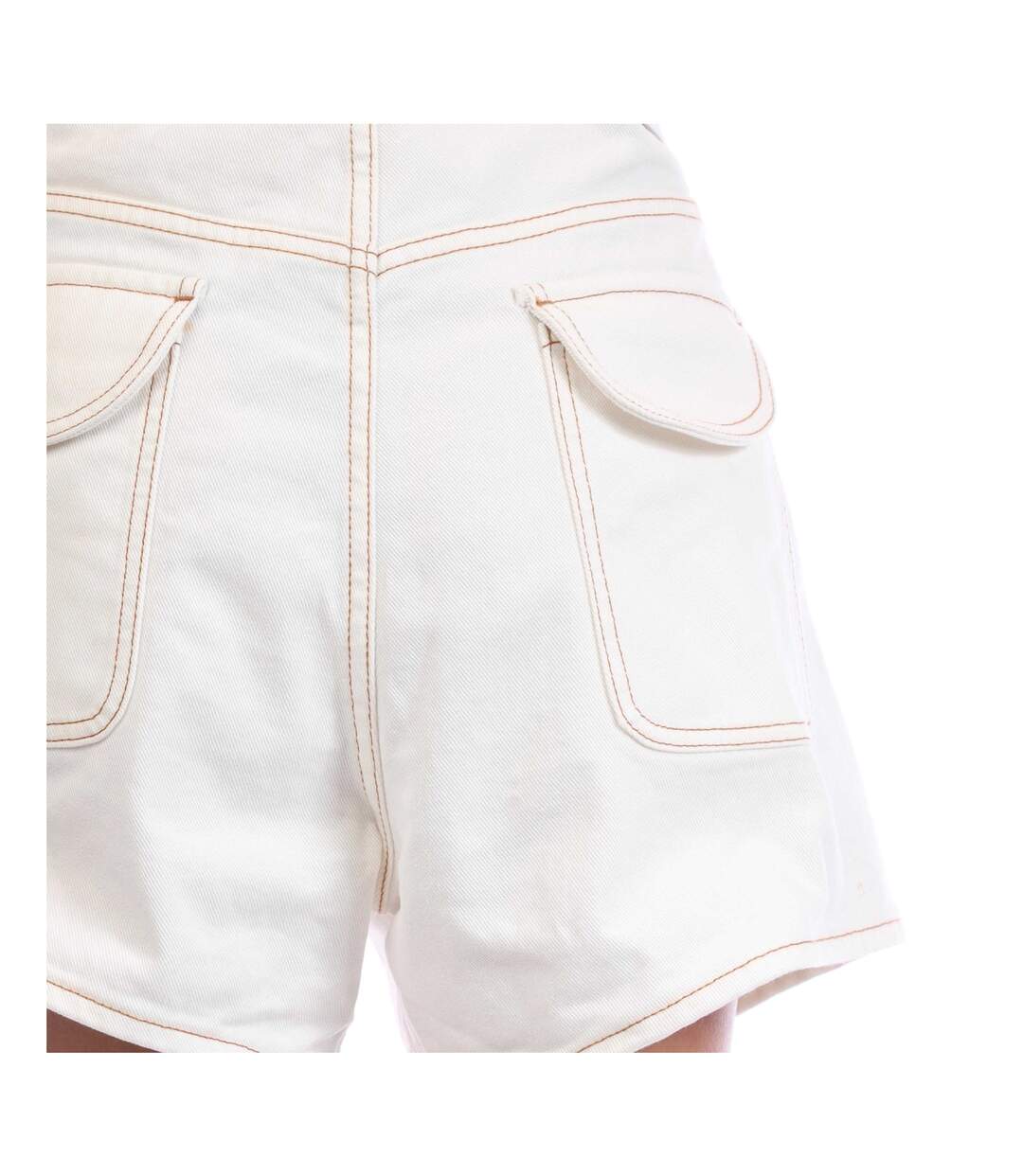 Short Femme Blanc Off White-3