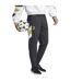 Mens Juventus Fc Woven Tracksuit Bottoms Black Adidas-3