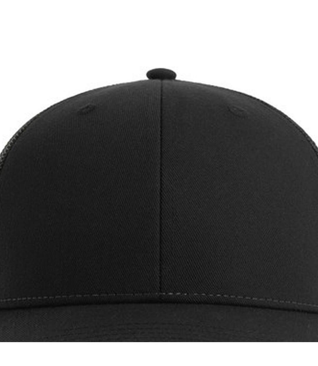 Unisex adult bryce 5 panel trucker cap black Atlantis-3