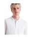 Mens Cotton Blend Long-sleeved Polo Shirt White Farah-4