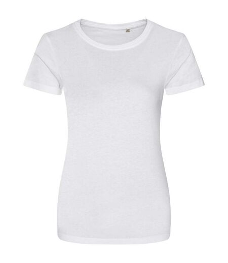 T-shirt Cascades Femme Blanc Ecologie