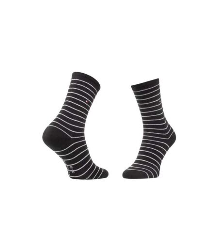 Chaussettes Motif/style Uni Femme Noir Tommy Hilfiger
