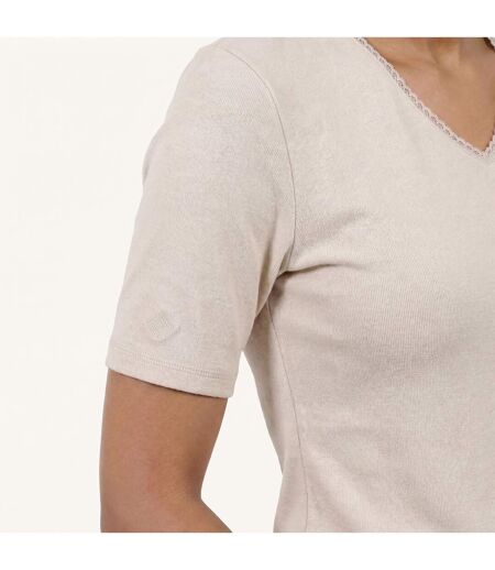 Isotoner T-shirts Homewear femme vêtements d'intérieur, matière ultra-douce et respirante, viscose ecovero™, vêtement de nuit