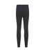 Pack Of 2  Womens/ladies Cotton Blend Midweight Leggings  Black Mountain Warehouse-2