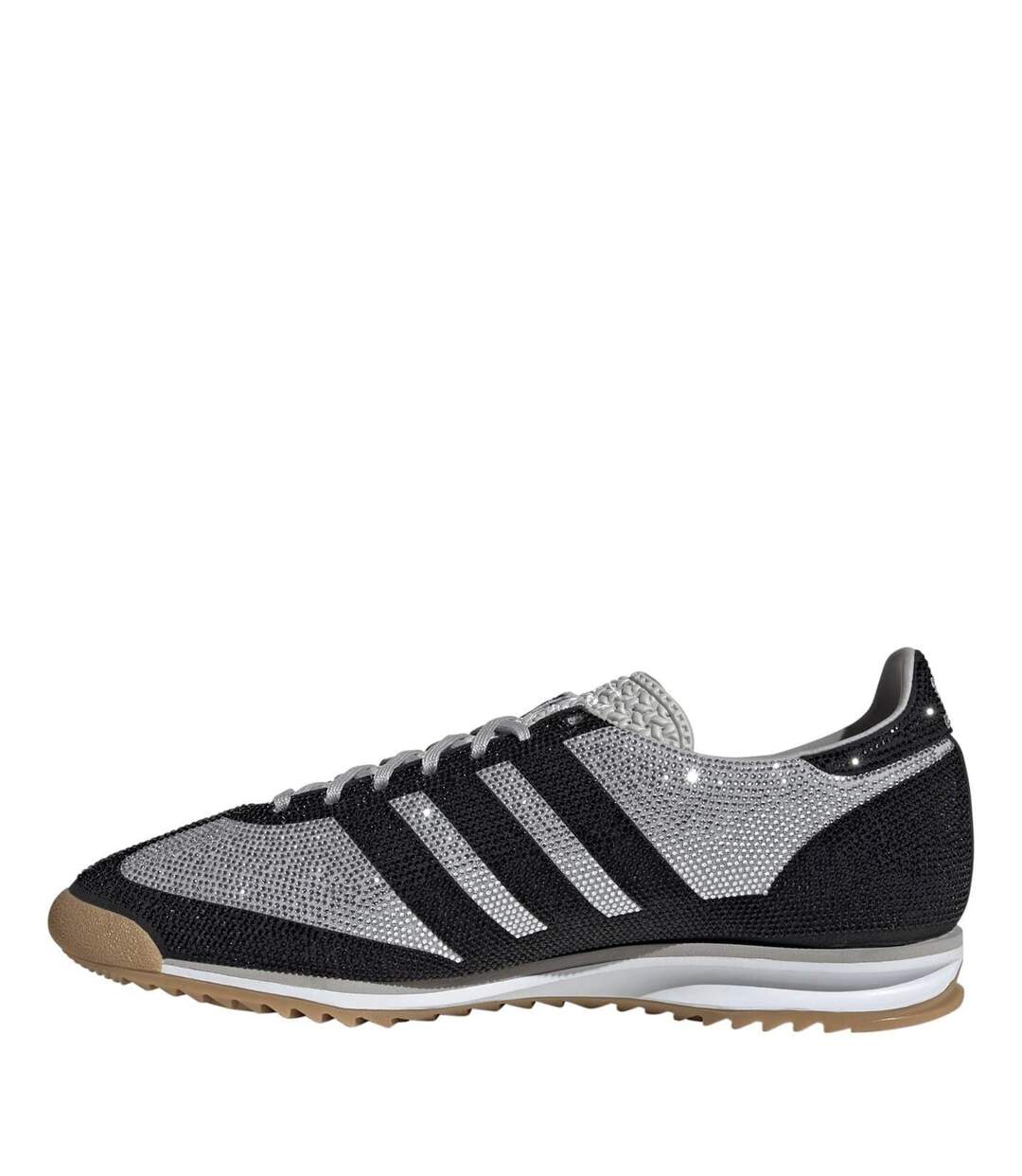 Womens/ladies Sl72 Suede Trainers Black Adidas-2