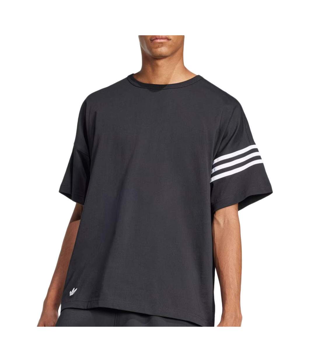 T-Shirt noir homme adidas neu-1