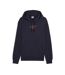 Sweat marine/rouge homme puma ess logo-1