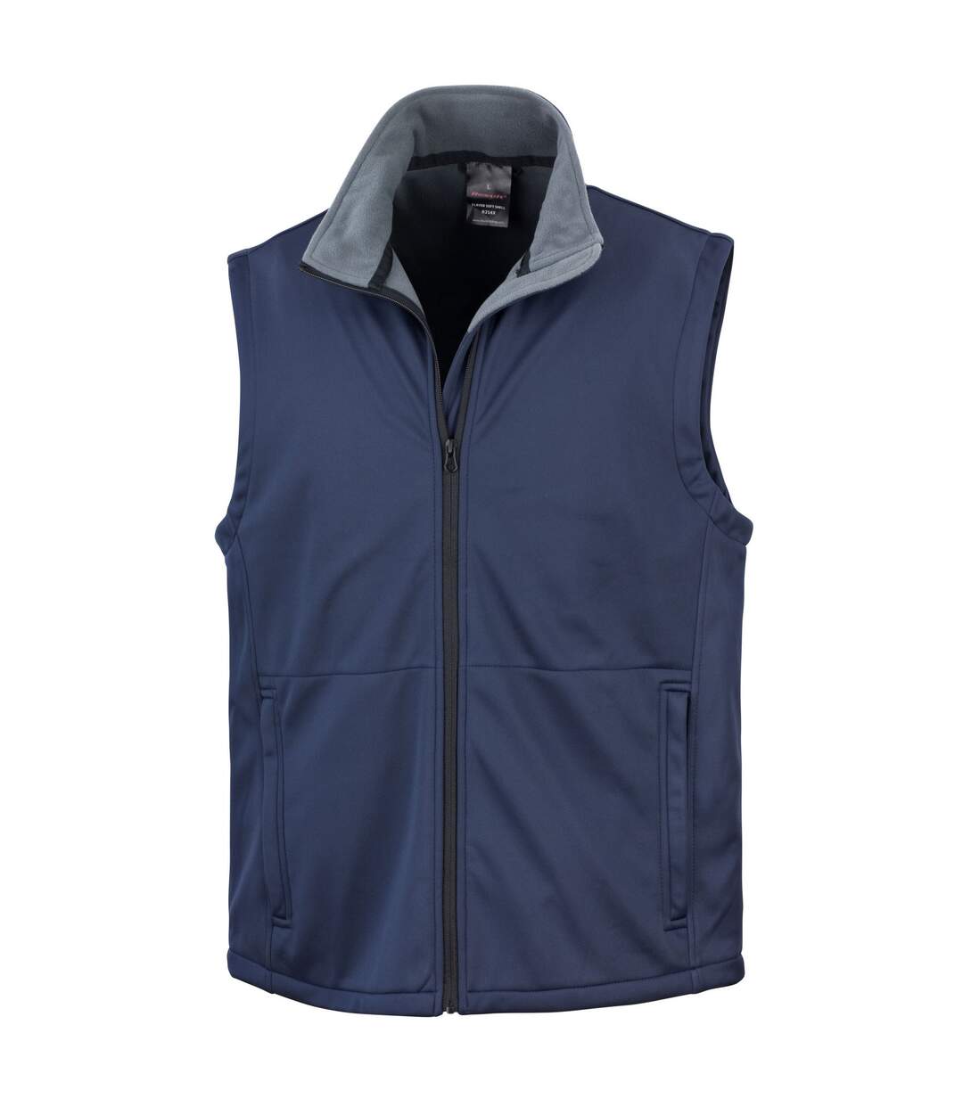 Unisex adult softshell gilet navy Result Core-1