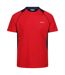 T-shirt Virda Homme Rouge Danger Bleu Marine Regatta-1