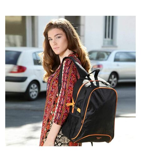 Shugon Osaka Basic Backpack / Rucksack Bag (30 Liter) (Pack of 2) (Black/Orange) (One Size)