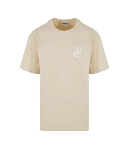 T-shirt Motif/style Logo Ondulé Homme Sable Urban Classics