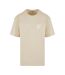 T-shirt Motif/style Logo Ondulé Homme Sable Urban Classics-1