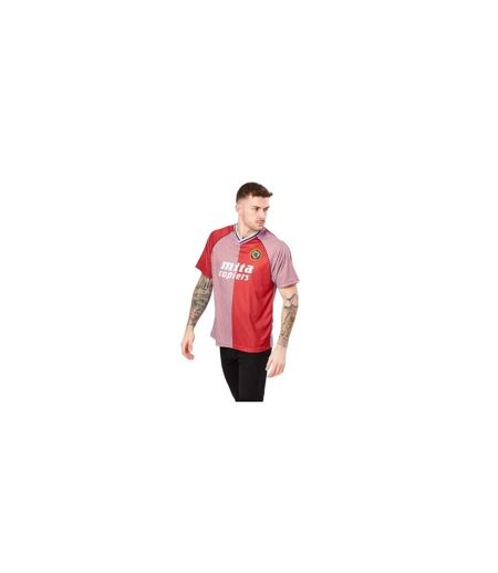 Mens Aston Villa Fc T-shirt Claret Blue Score Draw