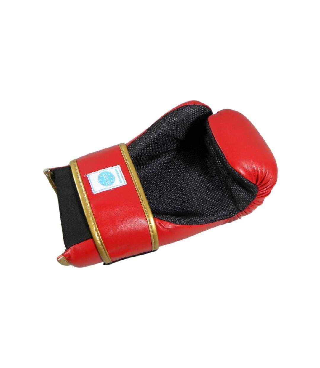 Gants De Boxe Rosm  Noir Rouge Masters-4