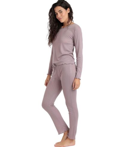 Pyjama pantalon top manches longues Soft Canale Admas