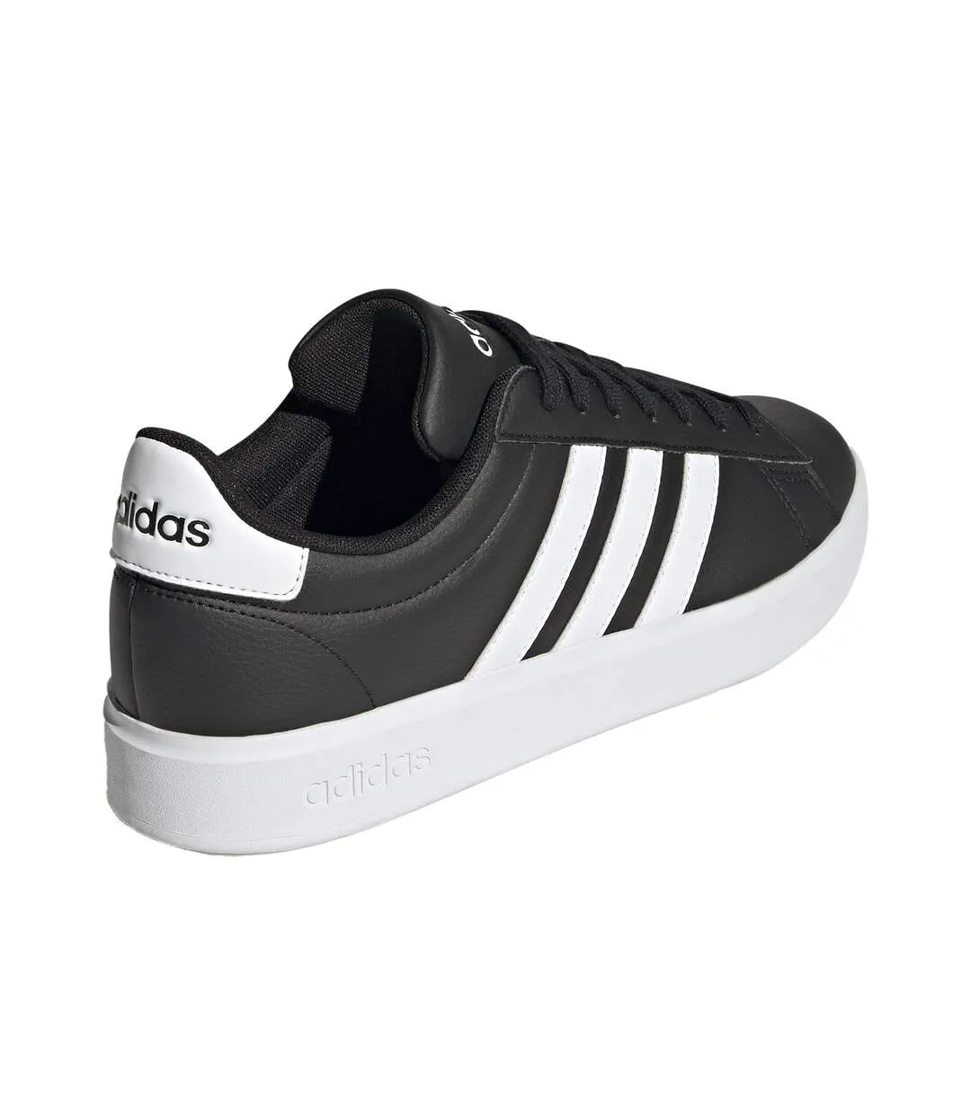 Baskets Grand Court Base 2.0 Homme Noir Blanc Adidas-2