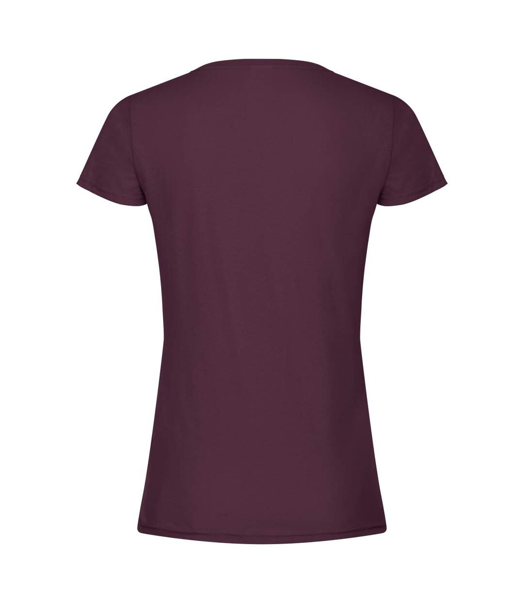 T-shirt original femme bordeaux Fruit of the Loom