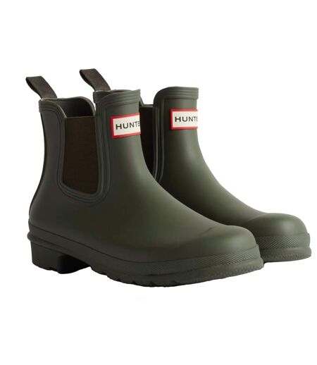 Womens/ladies Original Chelsea Boots Dark Olive Hunter