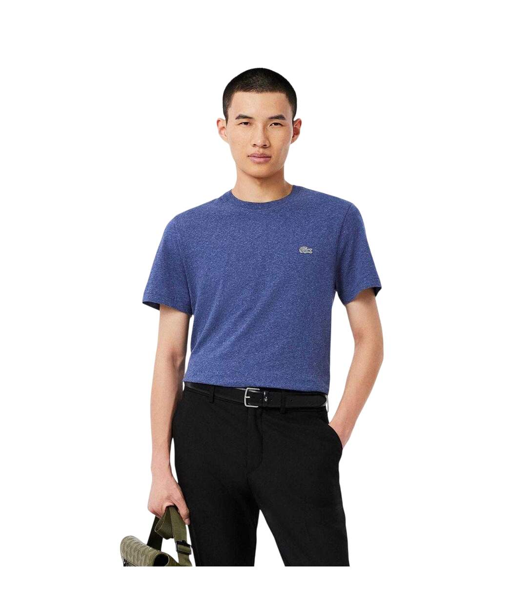 T-shirt Homme Bleu Marine Lacoste-4