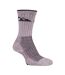 3 Pack Ladies Cushion Sole Outdoor Cotton Rich Hiking Socks-3