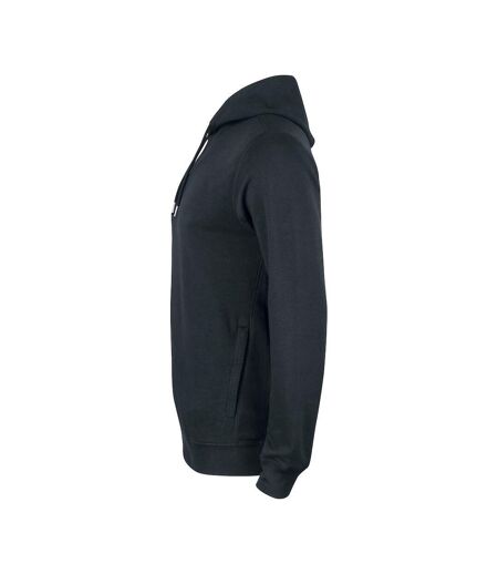 Sweat À Capuche Premium Homme Noir Clique