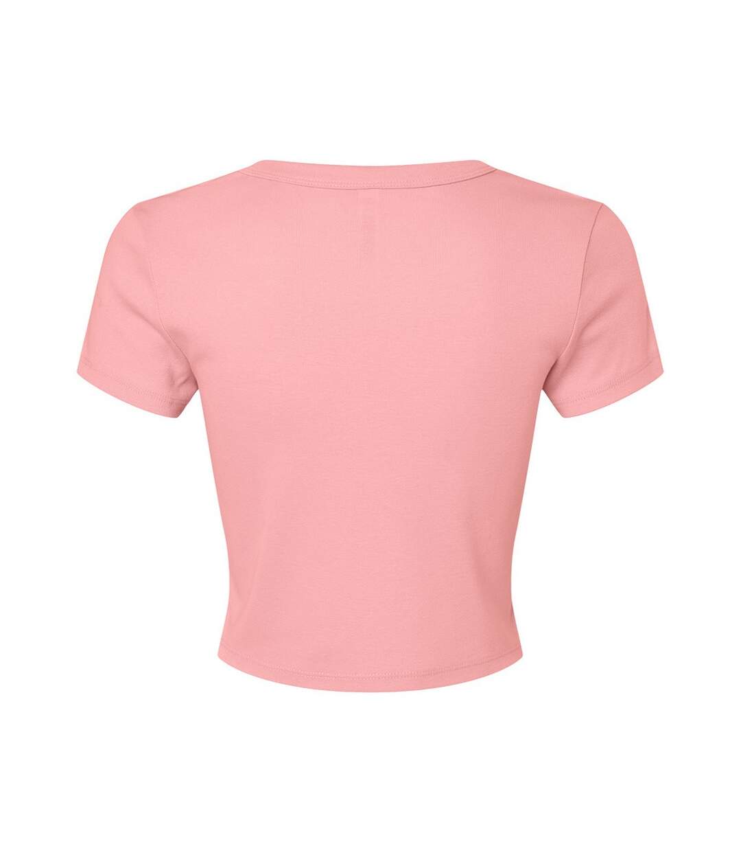 Haut court femme rose uni Bella + Canvas