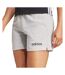 Short gris femme adidas linear french terry-1