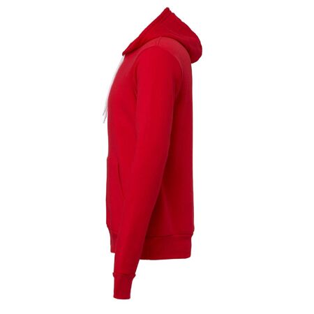 Canvas sweatshirt à capuche homme rouge Bella + Canvas