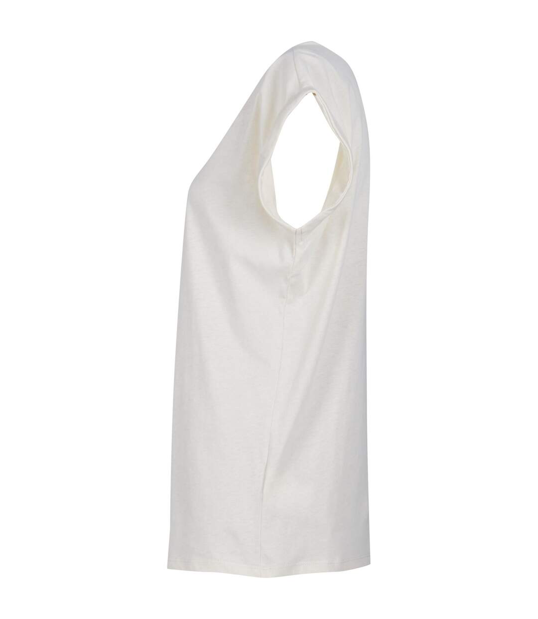 T-shirt Femme Sable Blanc Build Your Brand-4