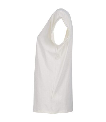 T-shirt Femme Sable Blanc Build Your Brand