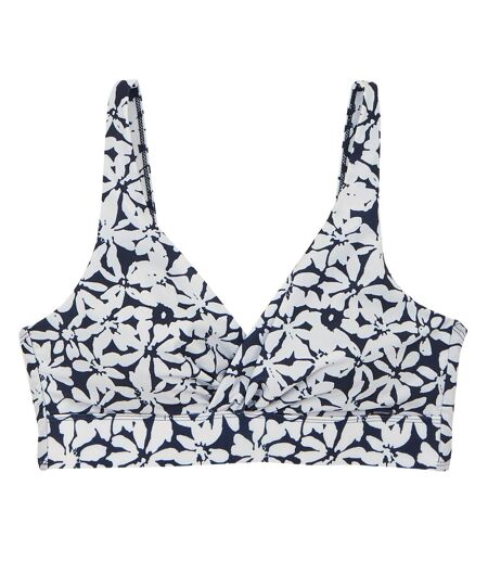 Haut De Maillot De Bain Paloma Femme Bleu Marine Blanc Regatta