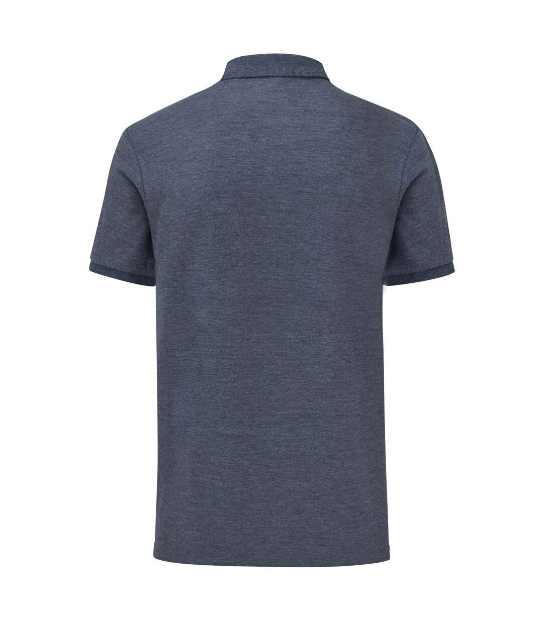 Polo Manches Courtes Homme Bleu Marine Fruit Of The Loom-2