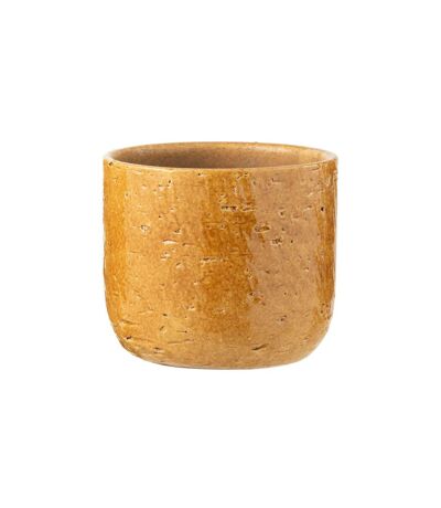 Cache-Pot en Céramique Leo 18cm Ocre
