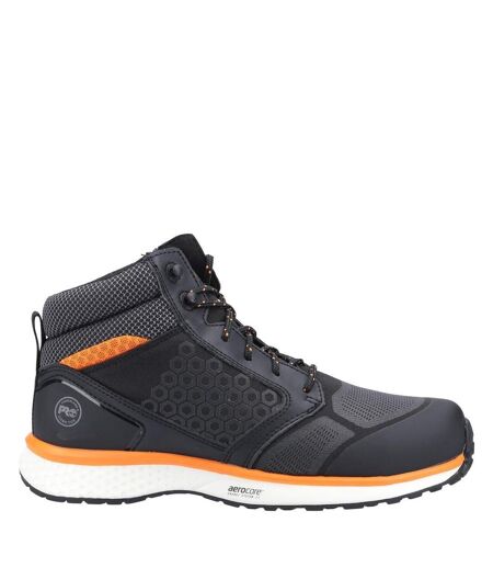 Timberland Pro Mens Reaxion Mid Composite Safety Boots (Black/Orange) - UTFS7595